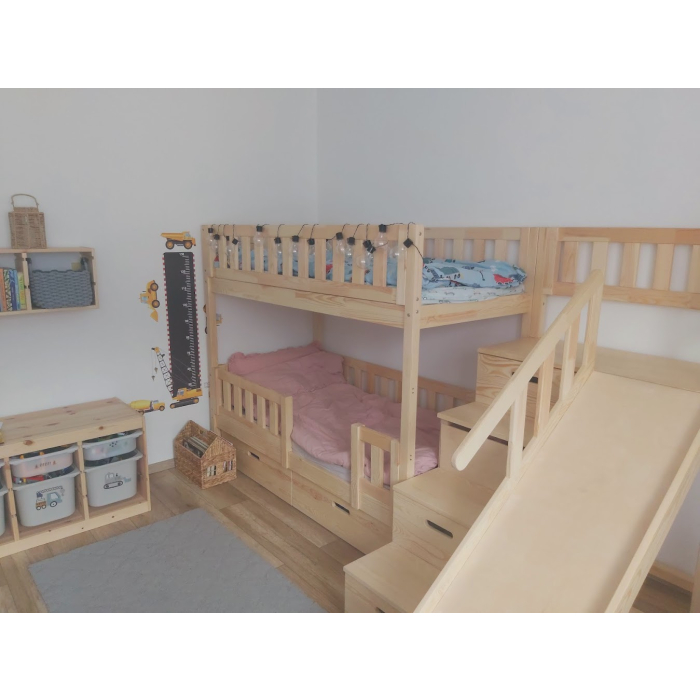Kinderbett mit Rausfallschutz und Rutsche Nürnberg